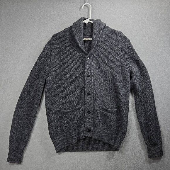 Faherty Sweater Cashmere Blend cotton knit Shawl Collar Large Cardigan - Picture 1 of 11
